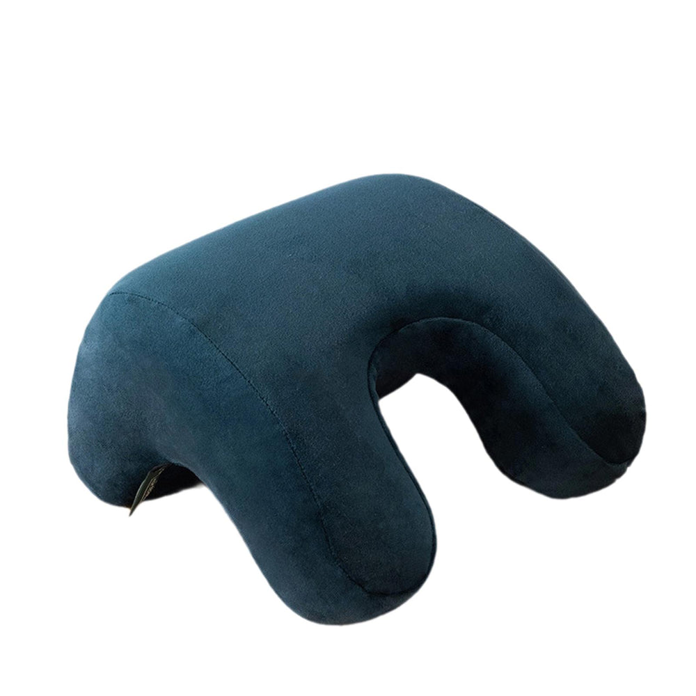 Crofta Travel Pillow Comfortable Airplane Travel Pillow for Sleeping Plane Bus Navy blue