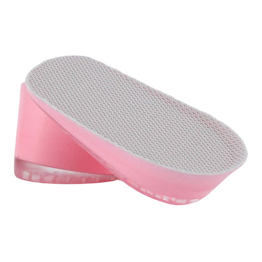 2 Pieces Height Increase Insoles Heel Cushion Pads Men Women Pink Gray 4.5cm