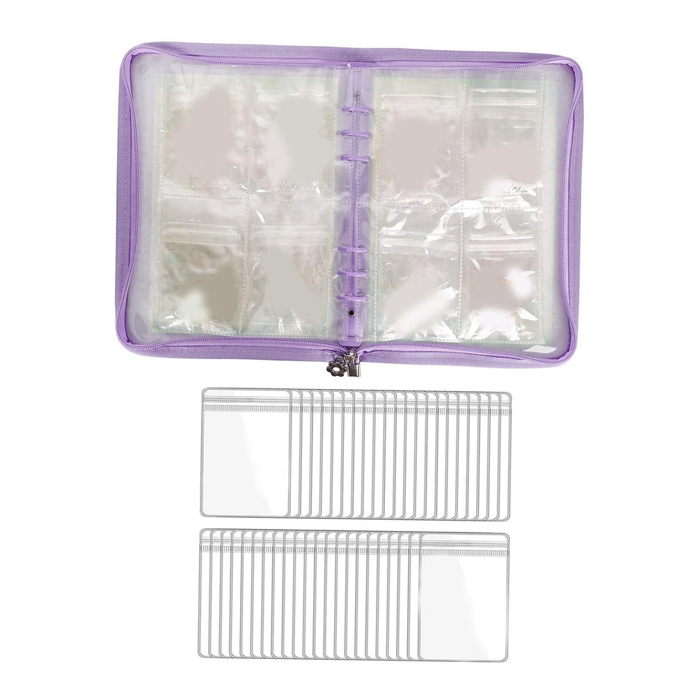 Crofta Earring Organizer Case Jewelry Organizer for Bedroom Brooches Gifts Purple