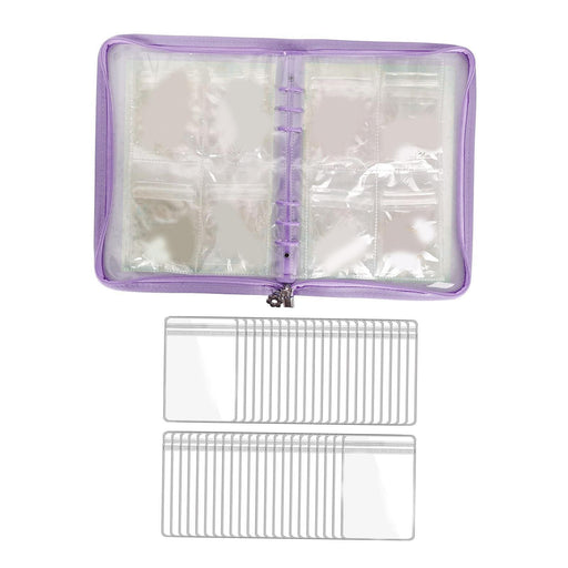 Crofta Earring Organizer Case Jewelry Organizer for Bedroom Brooches Gifts Purple