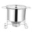 Stock Pot Round with Lid Hotpot Pot for Party Restaurant Pasta, Noodles, Egg without Handle