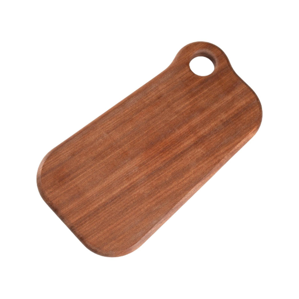 Crofta Wooden Cutting Board Serving Board Chopping Board for Bread Fruit Vegetables Ebony L