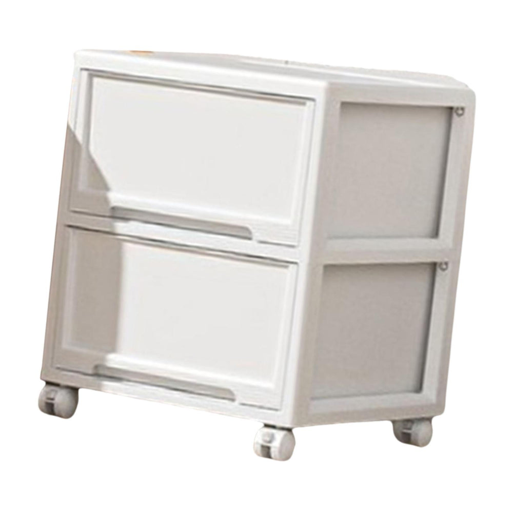 Storage Drawers with Wheels Multipurpose Storage Bin for Dorm Dresser Closet