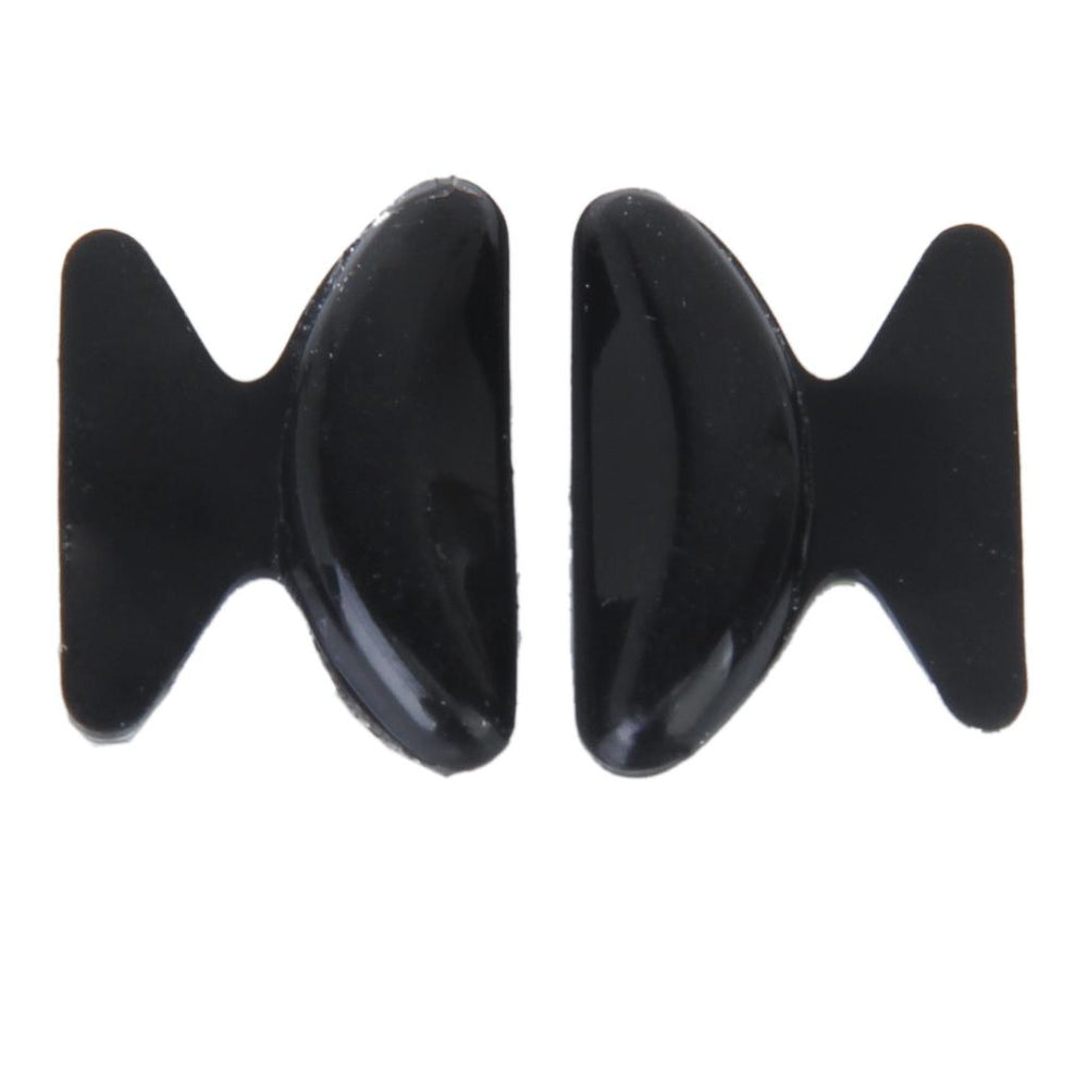 Crofta 1 Pair Anti-Slip Stick On Nose Pad Silicone Pad For Eyeglass Spectacles Sunglasses Black