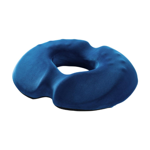 Crofta Donut Pillow Seat Cushion for Long Term Sitting Non Slip for Car Sitting Pad Male Blue