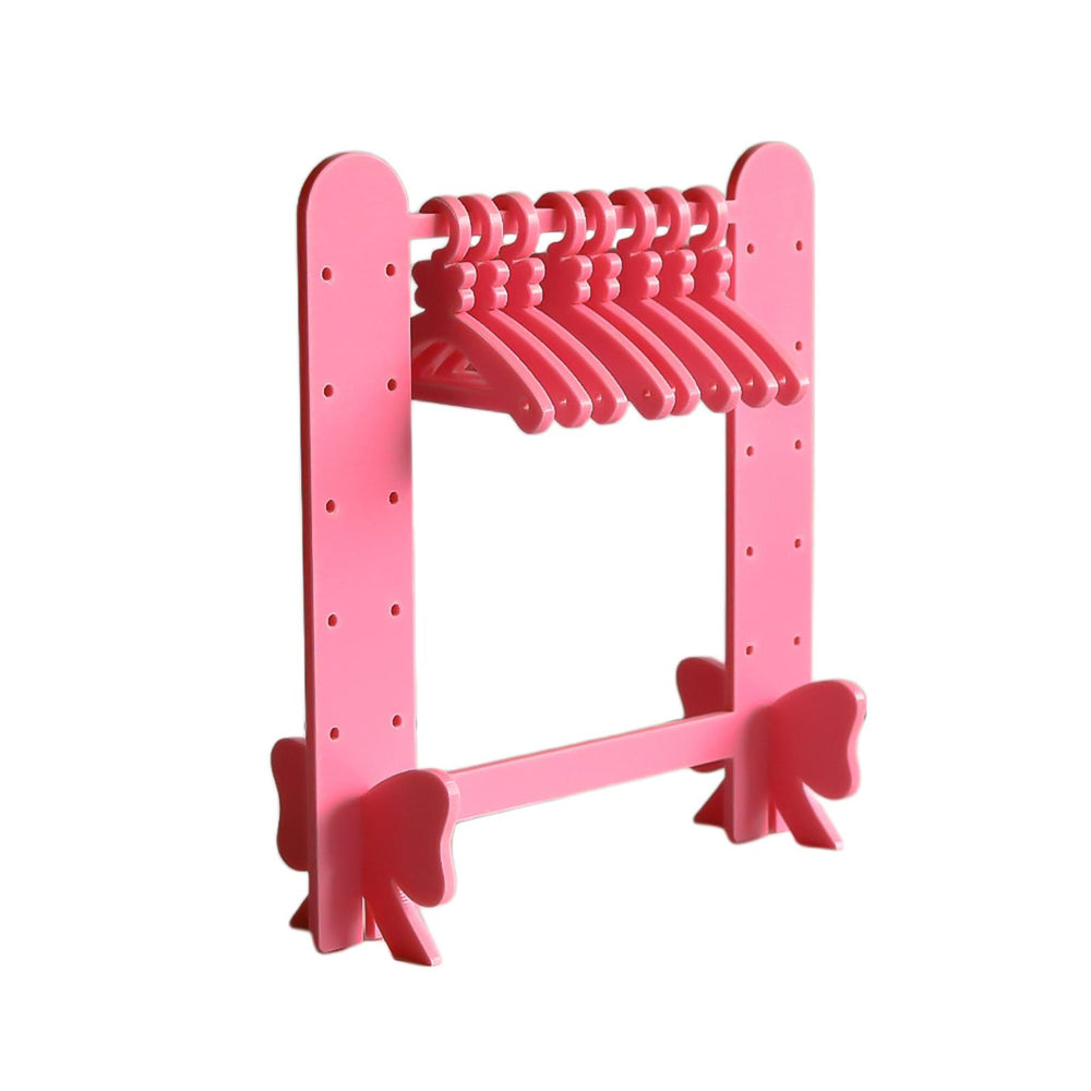 Crofta Earring Holder Stand Storage Acrylic Jewelry Display Stand Jewelry Organizer Pink