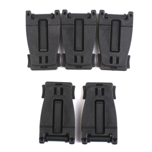 Crofta 10pcs Black Molle Webbing Connecting Clips Strap Buckle Backpack Bag Clip