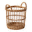 Crofta Wicker Woven Storage Basket for Toys Organizer for Kitchen Farmhouse Nursery Small