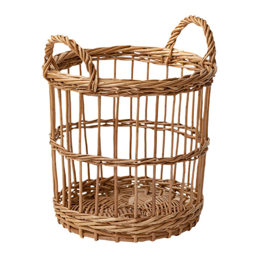 Crofta Wicker Woven Storage Basket for Toys Organizer for Kitchen Farmhouse Nursery Small