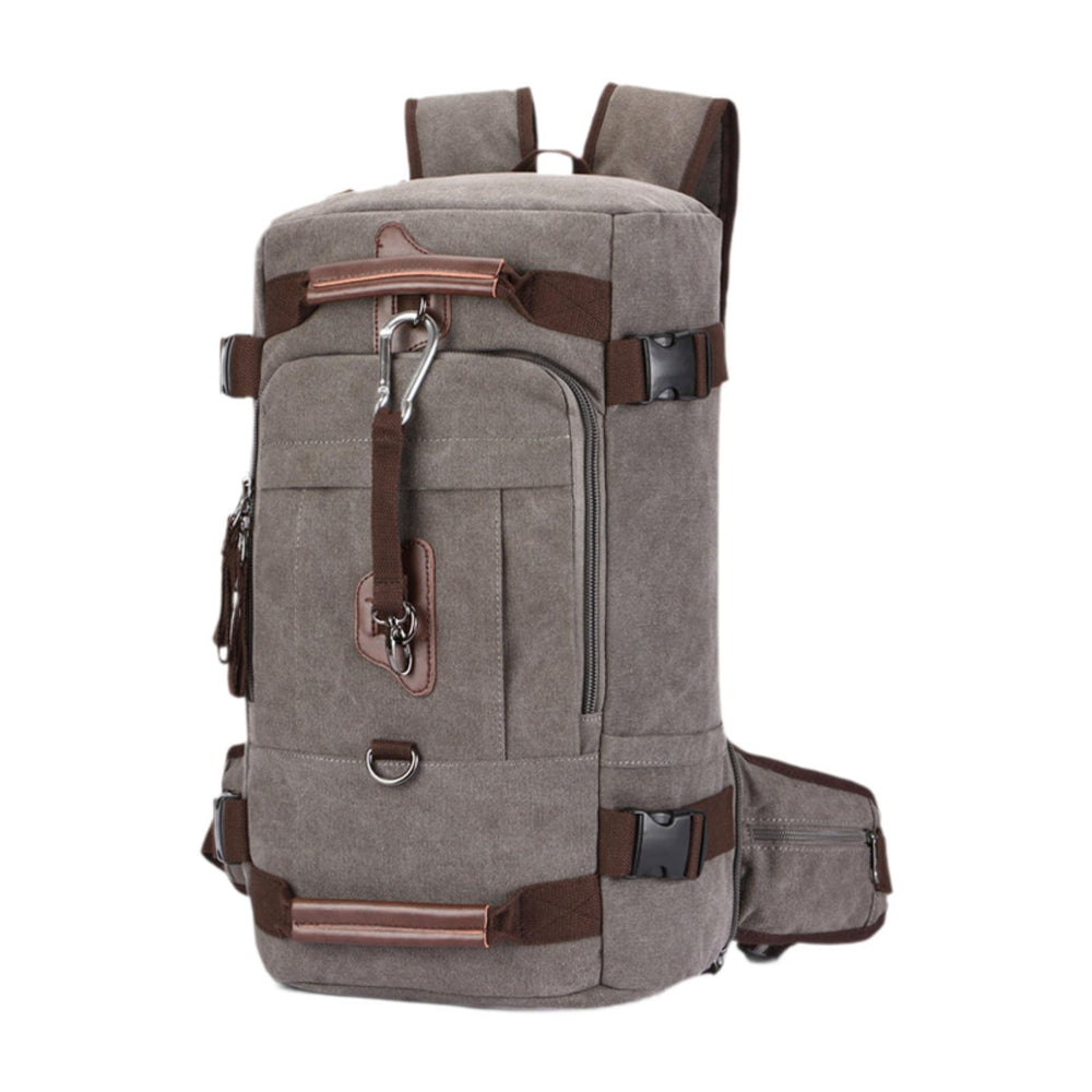 Crofta Rock Climbing Backpack Travel Bag Hiking Rucksack for Touring Cycling Hiking Gray