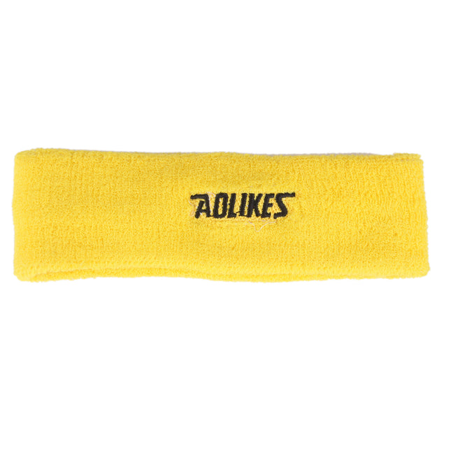 Crofta Yoga Sports Sweatband Headband Elastic Hair Band Accessories - Yellow