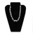 Crofta Womens Necklace Chain Pendant Black Velvet Bust Jewelry Display Holder Organizer Stand Pack of 2PCS Black