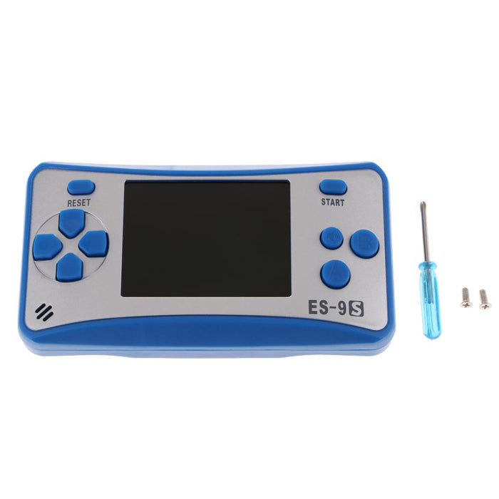 Crofta Handheld Video Game Controller Player Console Toy Gift for Kids Blue