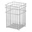 Wire Basket Stainless Steel Organizing Rustic Storage Bin for RV Office Home 13x13x19.5cm