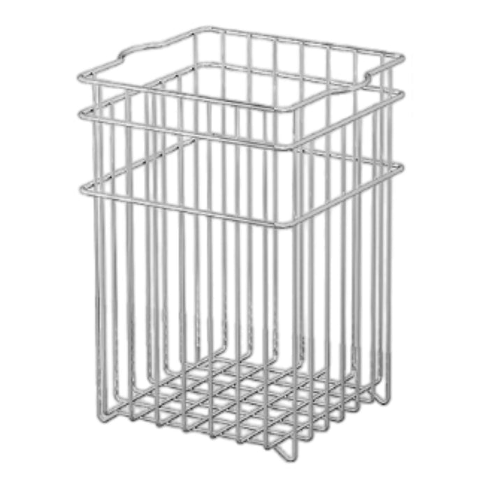 Wire Basket Stainless Steel Organizing Rustic Storage Bin for RV Office Home 13x13x19.5cm