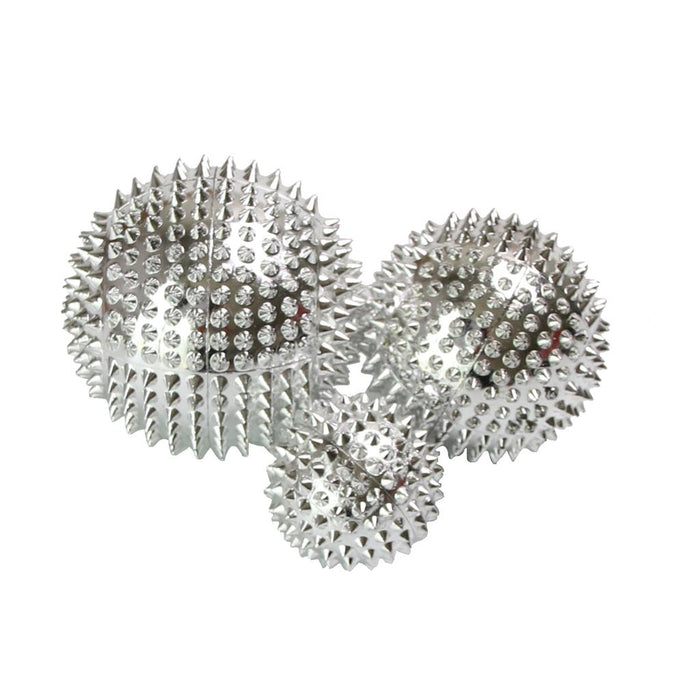 3 Pieces Magnetic Spiky Roller Acupressure Massage Ball Relief Pain Sliver