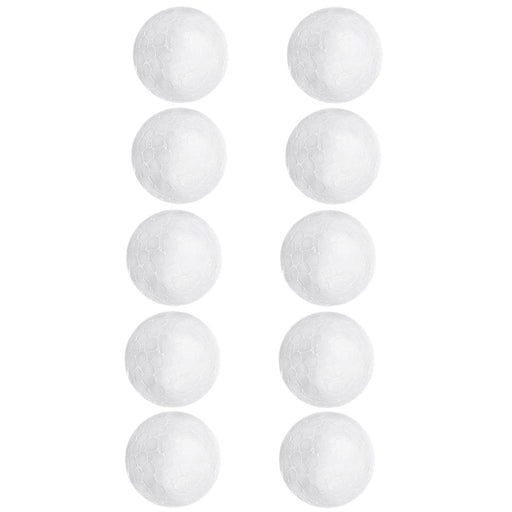 Crofta 10pcs 8cm White Modelling Craft Polystyrene Foam Balls Spheres