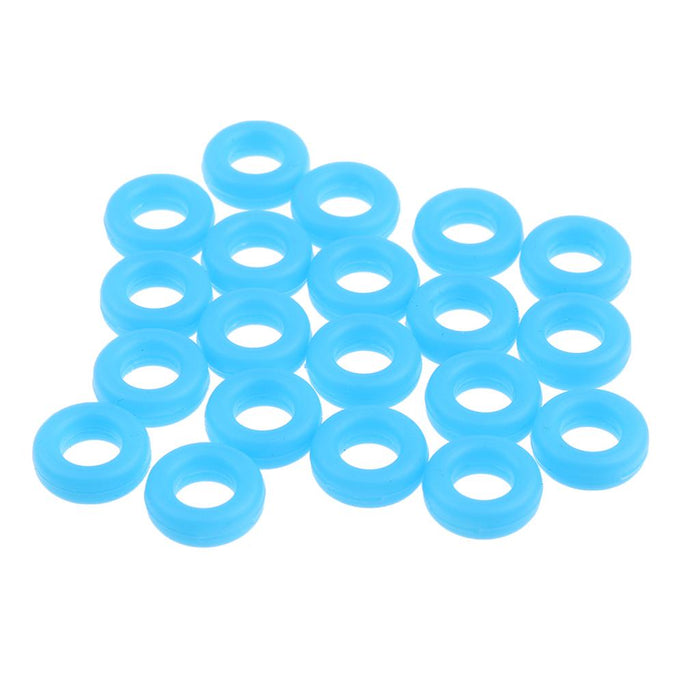 10 Pairs Anti Slip Silicone Ear Hooks Holder for Eyeglass Sunglasses Blue