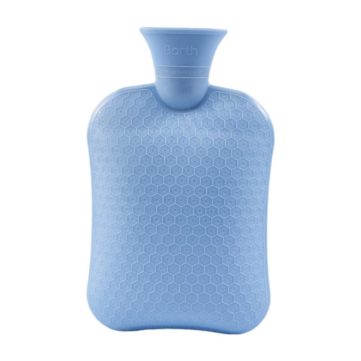 Hot Water Bottle Water Pouch Convenient Water Filling Portable Hot Water Bag Blue