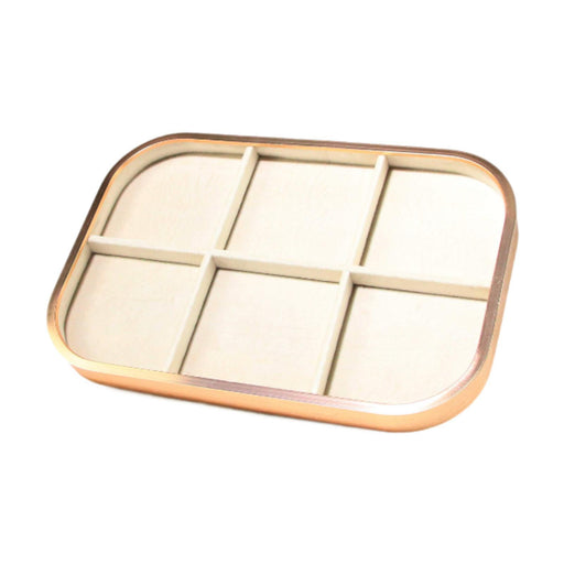 Crofta Jewelry Tray Jewelry Storage for Live Broadcasting Photography Shopping Mall 6 Square Slots