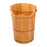 Crofta Wooden Foot Bath Bucket Multipurpose Portable Pedicure Barrel for Sauna Home