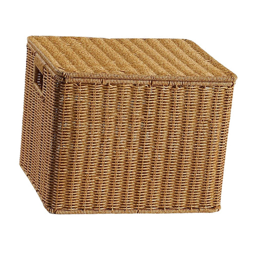 Decorative Storage Bin Organizer Bread Basket for Cabinet Bathroom Household 34cmx28.5cmx26cm