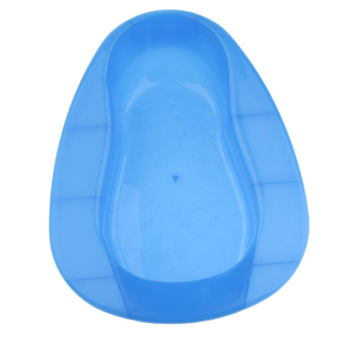 Crofta Unisex Comforable Plastic Potty Bed Bedpan Bed Pan for Elderly Bedridden