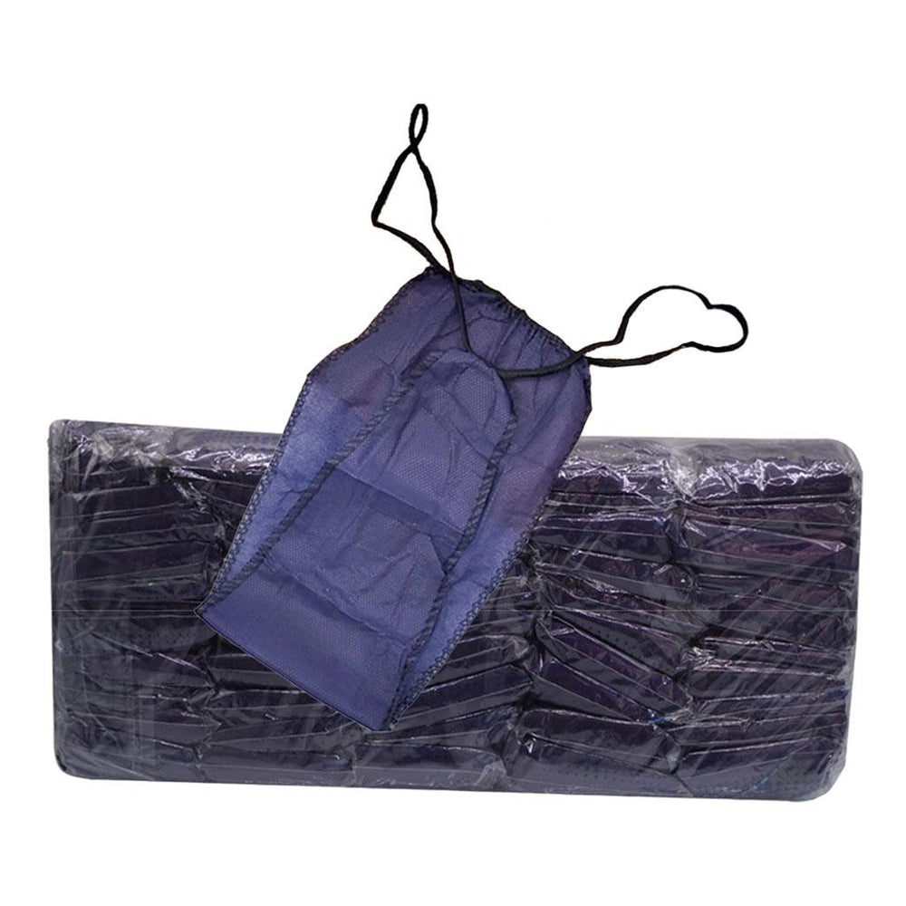 100x Women Disposable Thong Panties Individually Wrapped for SPA Dark Blue