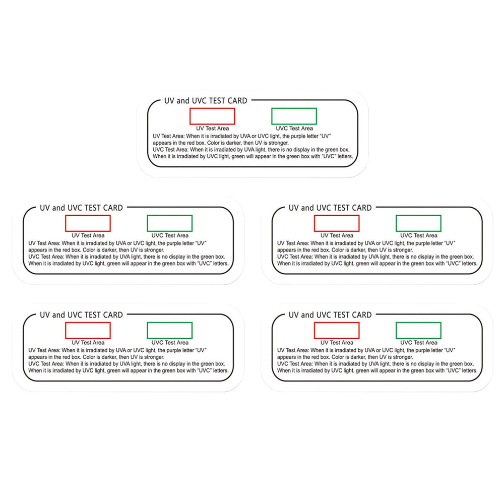 Crofta 5x Light Test Cards Photochromic Intensity Test Intensity Test Cards