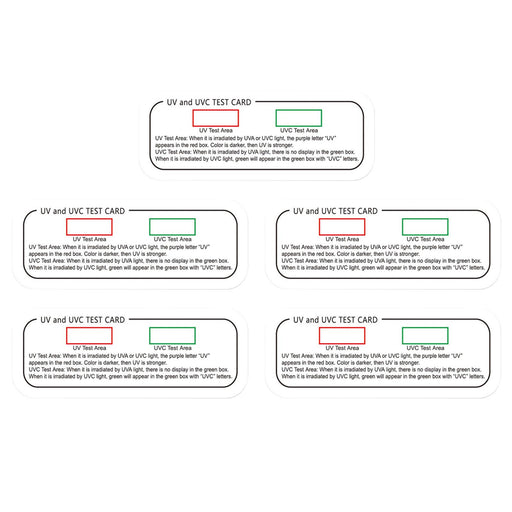 Crofta 5x Light Test Cards Photochromic Intensity Test Intensity Test Cards