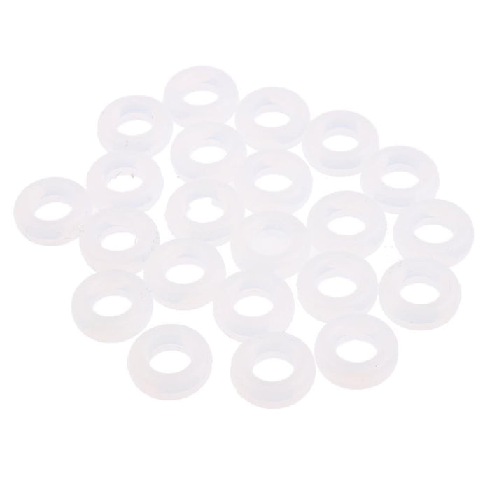 10 Pairs Anti Slip Silicone Ear Hooks Holder for Eyeglass Sunglasses White