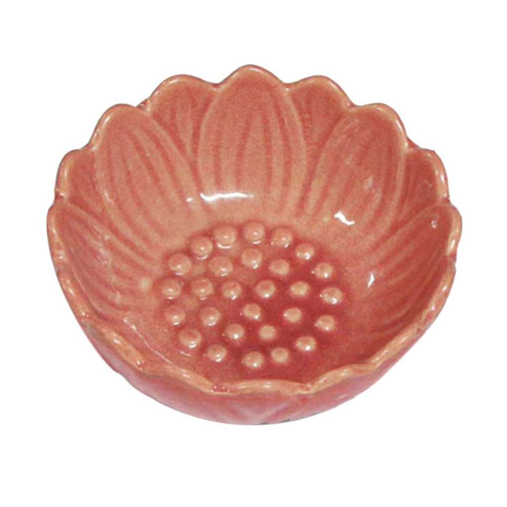 Crofta 2 Pcs Replacement Ceramic Dish for Lamp Wax Tart Oil Warmer Round 3.7"  Pink