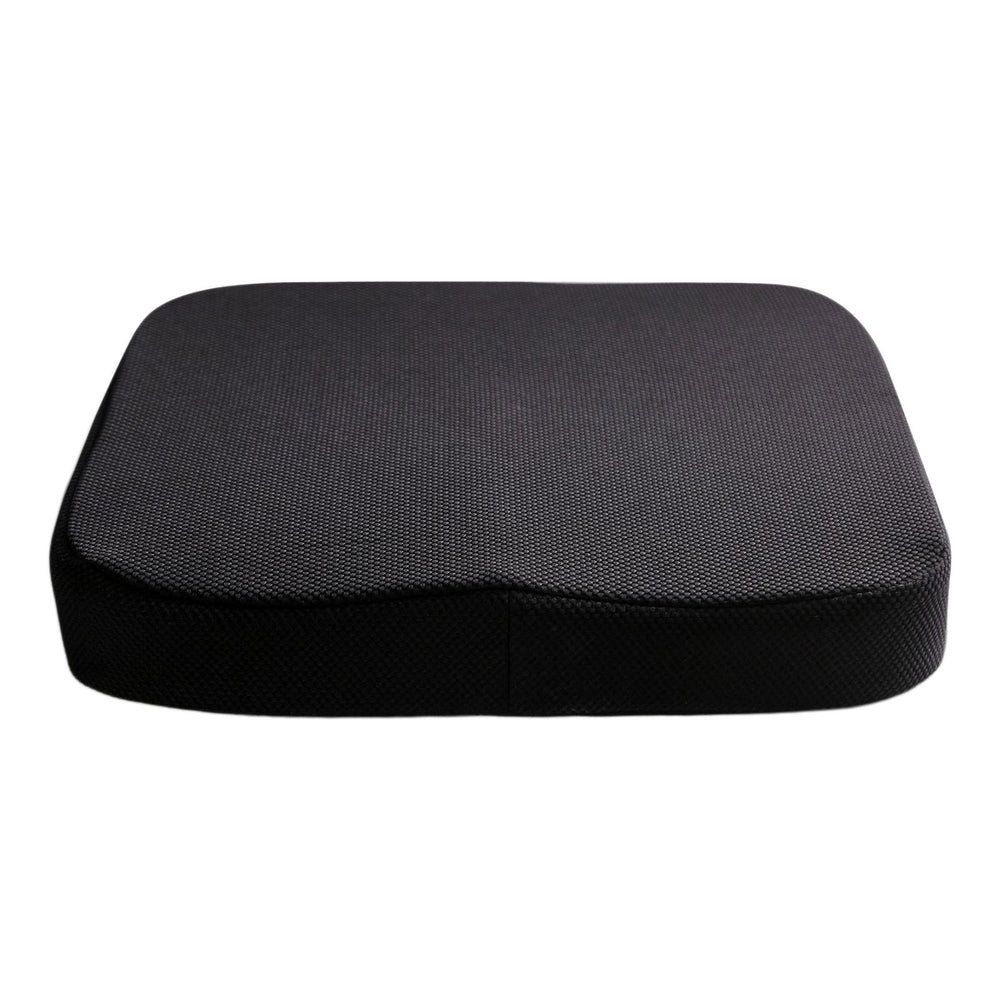 Summer Memory Foam Seat Cushion for Office Chair Back Pain Mesh Black