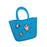 Beach Hole Bag Waterproof Travel Bag Handbag Summer Portable Shopping Basket Blue