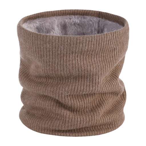 Crofta Winter Neck Warmer Women Men Thermal Snood for Snowboarding Bicycling Biking Khaki