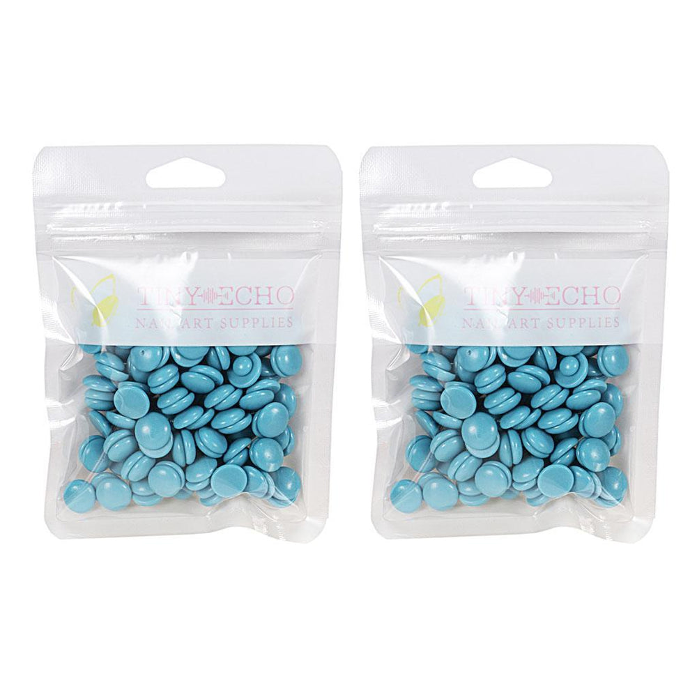 Crofta 2 Pcs Depilatory Hard Wax Beads for Bikini Painless Hair Removal Blue