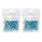 Crofta 2 Pcs Depilatory Hard Wax Beads for Bikini Painless Hair Removal Blue