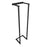 Towel Rack for Bathroom Wall Mount Organizer Bath Towel Holder for Washcloth Black