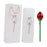 Crofta Rose Jewelry Box Creative Ornament Display Case for Wedding Engagement Party Red Pendant Box