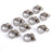 Crofta 10Pcs Adjustable Fuel Petrol Pipe Hose Clips Stainless Spring Clamp 8-12mm