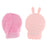 Crofta Portable Silicone Hot Water Bag Warm Heat Water Bottle with a Plush Sleeve Pink