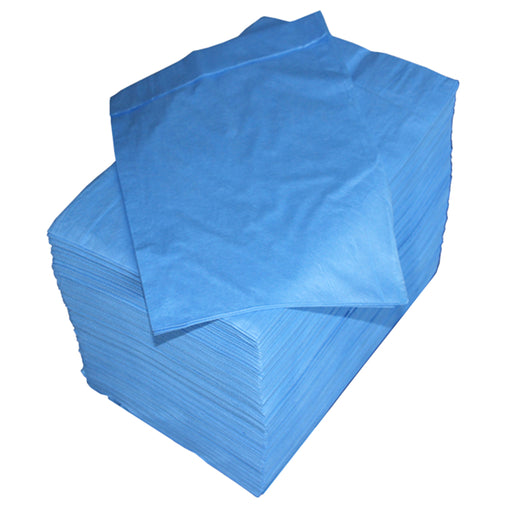 Crofta 100 Pcs Non-woven Disposable Massage Table Sheet Bed Cover 80x180cm Blue