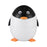 Trash Can Cute Penguin Garbage Can Flip Lid for Kitchen Bathroom Living Room