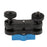 1/4'' Ball Head Hot Shoe Magic Arm Mount Adapter Connector For DSLR Cameras - Blue+Black