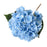 Crofta 17.7inch Silk Cloth Fake Hydrangea Flower Floral Arrangement for Restaurants Blue