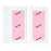 Crofta 10x Hair Removal Wax Strips for Upper Lip Chin Fingers Toes Facial Peach