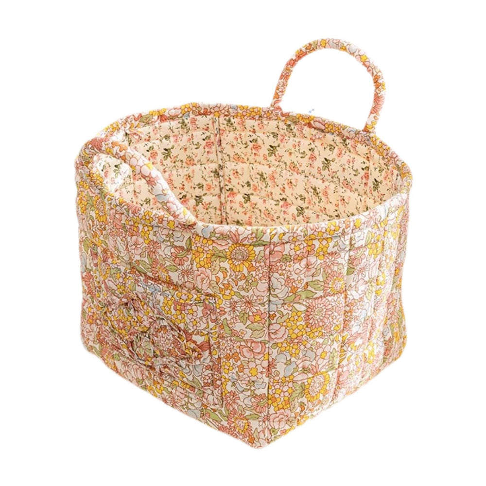 Crofta Fabric Storage Basket Foldable Multiuse Home Organizer for Bedroom Dorm Toys F