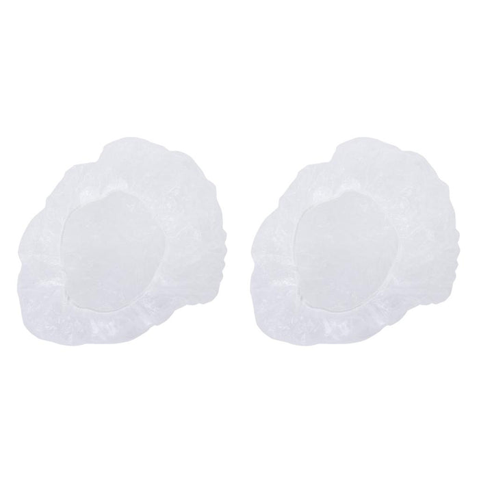 Crofta Women Men Use Shower Spa Hats Disposable One-off Clear Hotel Home Bathe Salon Use Waterproof Bathing Shower Hair Cap Pack of 200PCS