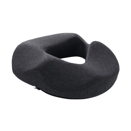 Crofta Donut Pillow Non Slip Office Chair Cushion for Hemorrhoids Wheelchair Travel gray