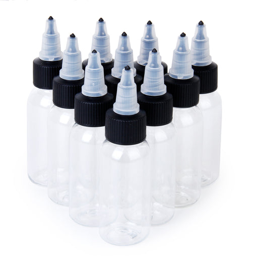 Crofta 10pcs 30ml Empty Bottles For Tattoo Ink Pigment Green Soap